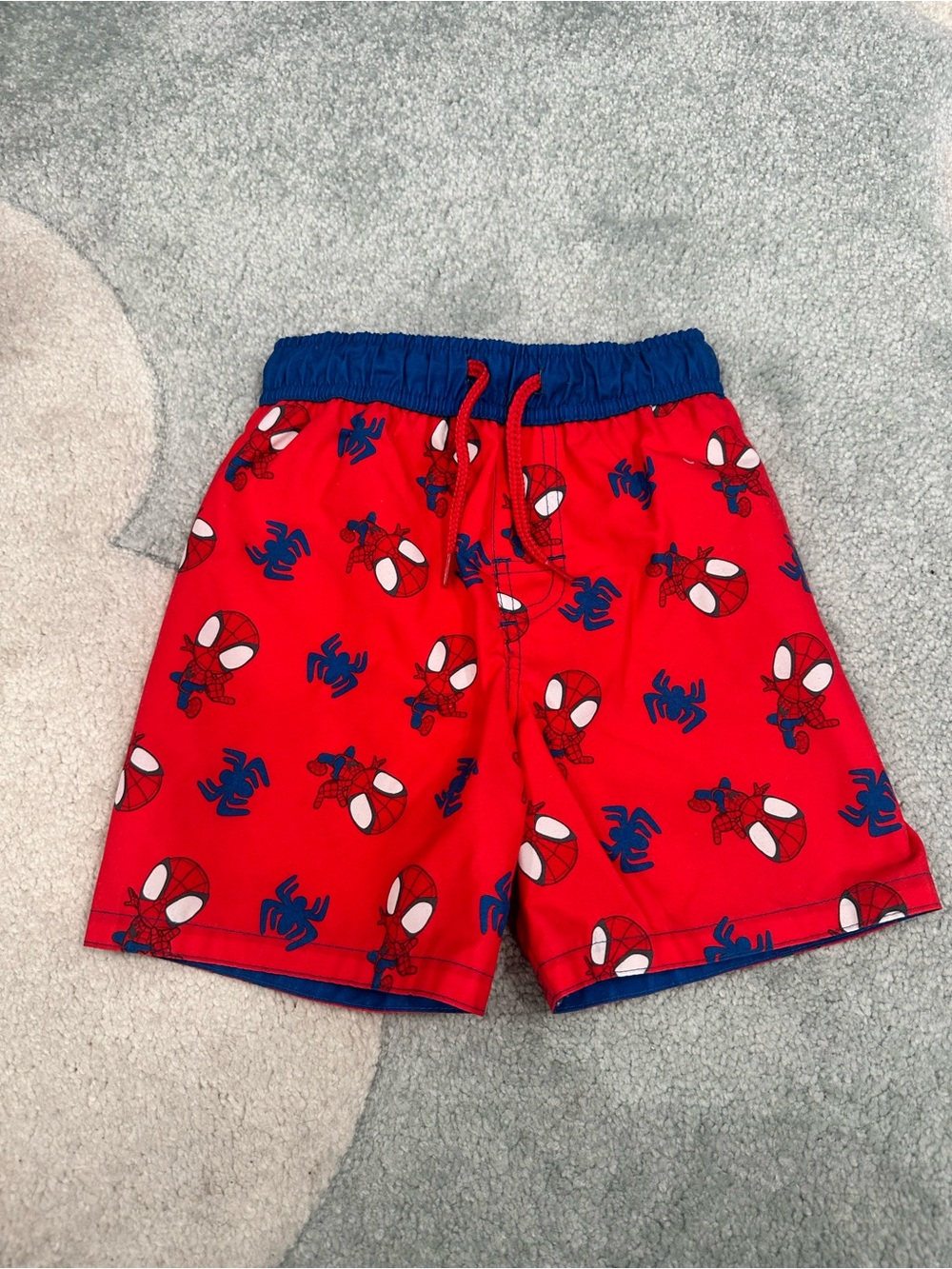 Spiderman swim trunks size 5T